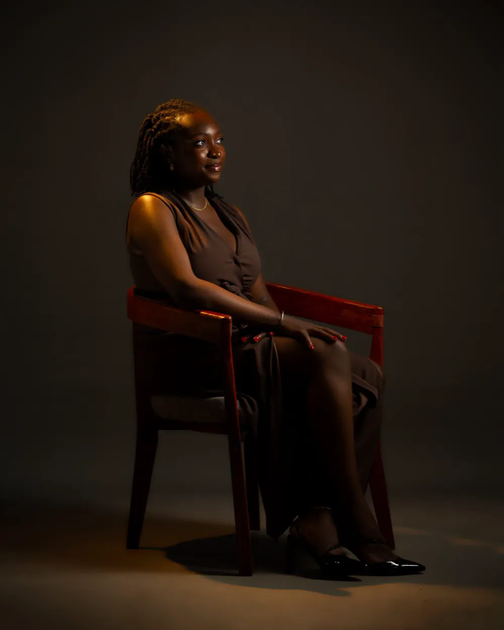 Portrait of Ololade Faniyi seated